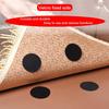 10 Pairs Fixed Tapes Round Dot Hook and Loop Adhesive Tapes for Fixing Household Bedclothes Sofa Cushion Carpet