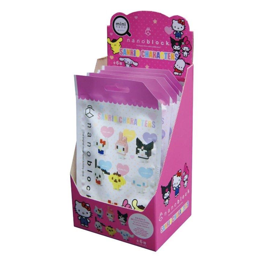Мини-конструктор Nanoblock Персонажи Sanrio 1 Коробка (6шт) набор