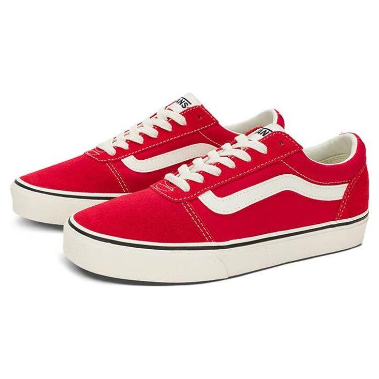 Vans Ward Comfortable Versatile Low-Top Skate Shoes Unisex Sneakers Red VN0A5HTSBOP