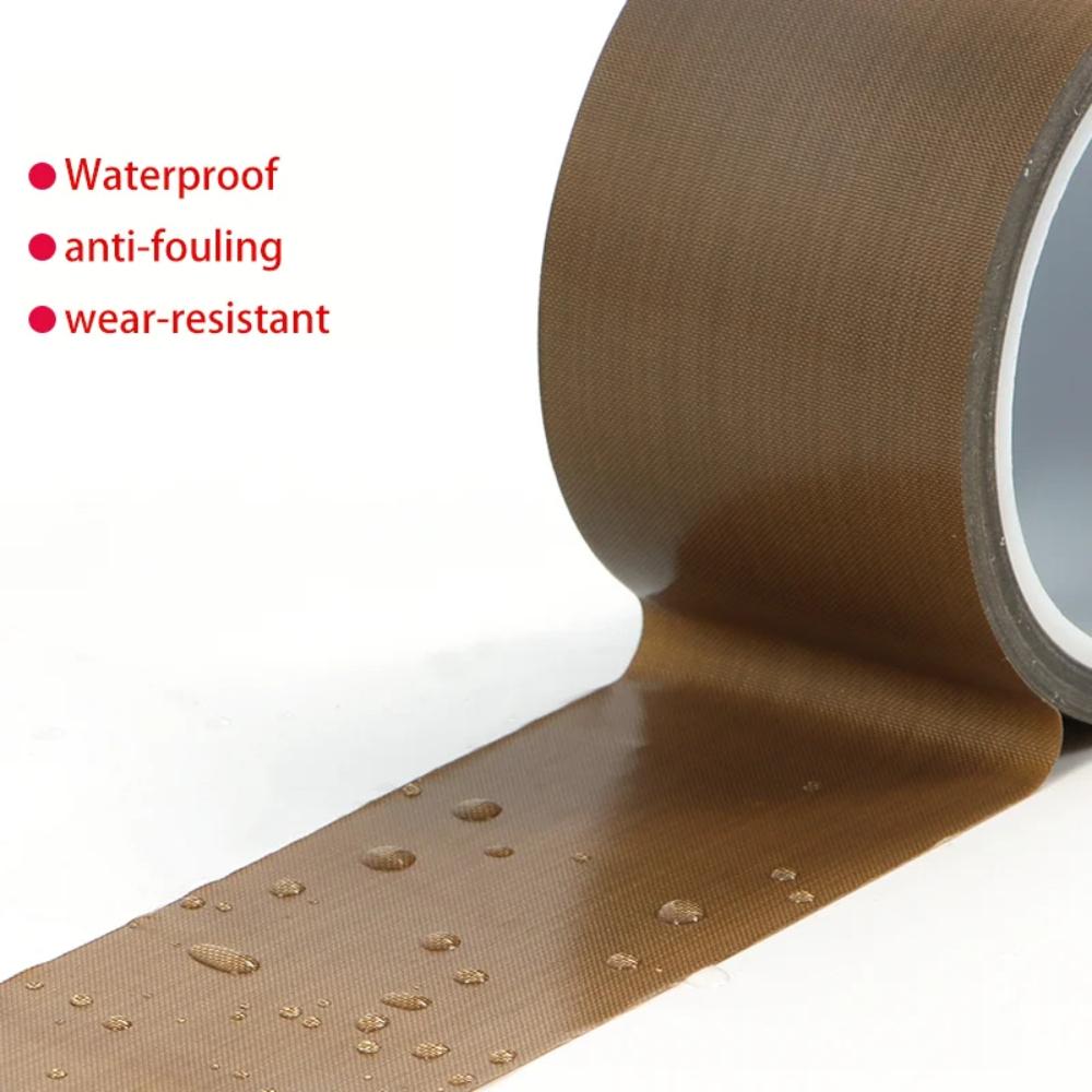 3PCS PTFE Insulation Friction Resistance High Temperature Special Tape 300° C Heat-resistant Adhesive Tape Multi-Width Selection