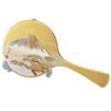 Maeju Lacquerware White Fuji Hand Mirror with Stand (G) 5L-802
