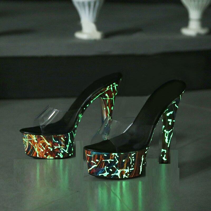 Женская обувь на прозрачном каблуке на платформе Sapatos De Mujer Женские сандалии