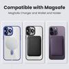 Anti-Scratch Slim Case for iPhone 12 Pro 6.1 inch TPU+PC Phone Cover Magnetic Case with Card Bag