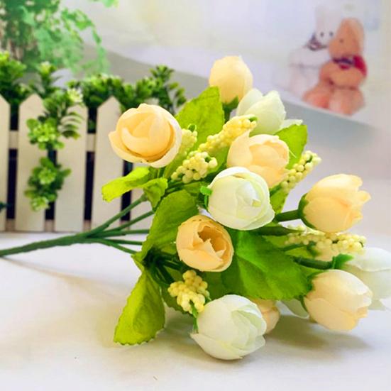 Nice Artificial Roses Flowers Unfading Simulation Convenient