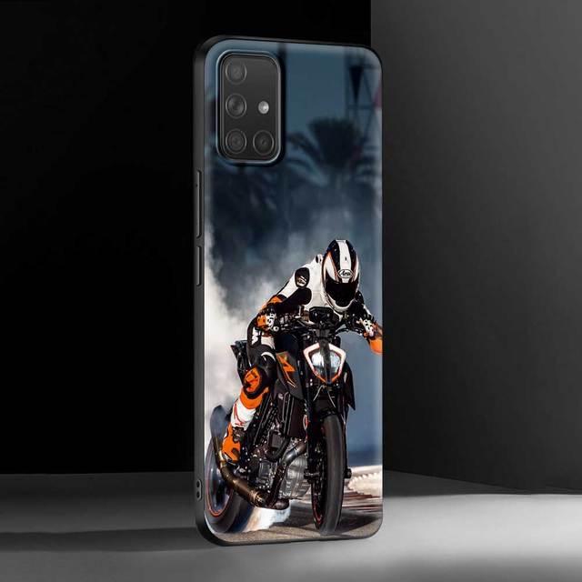 Cover For Samsung A72 A91 A52 A51 A71 A42 5g A12 A02s A01 A32 A01 A11 A21 A21s A31 A41 Case Shell Moto Cross Motorcycle Sports
