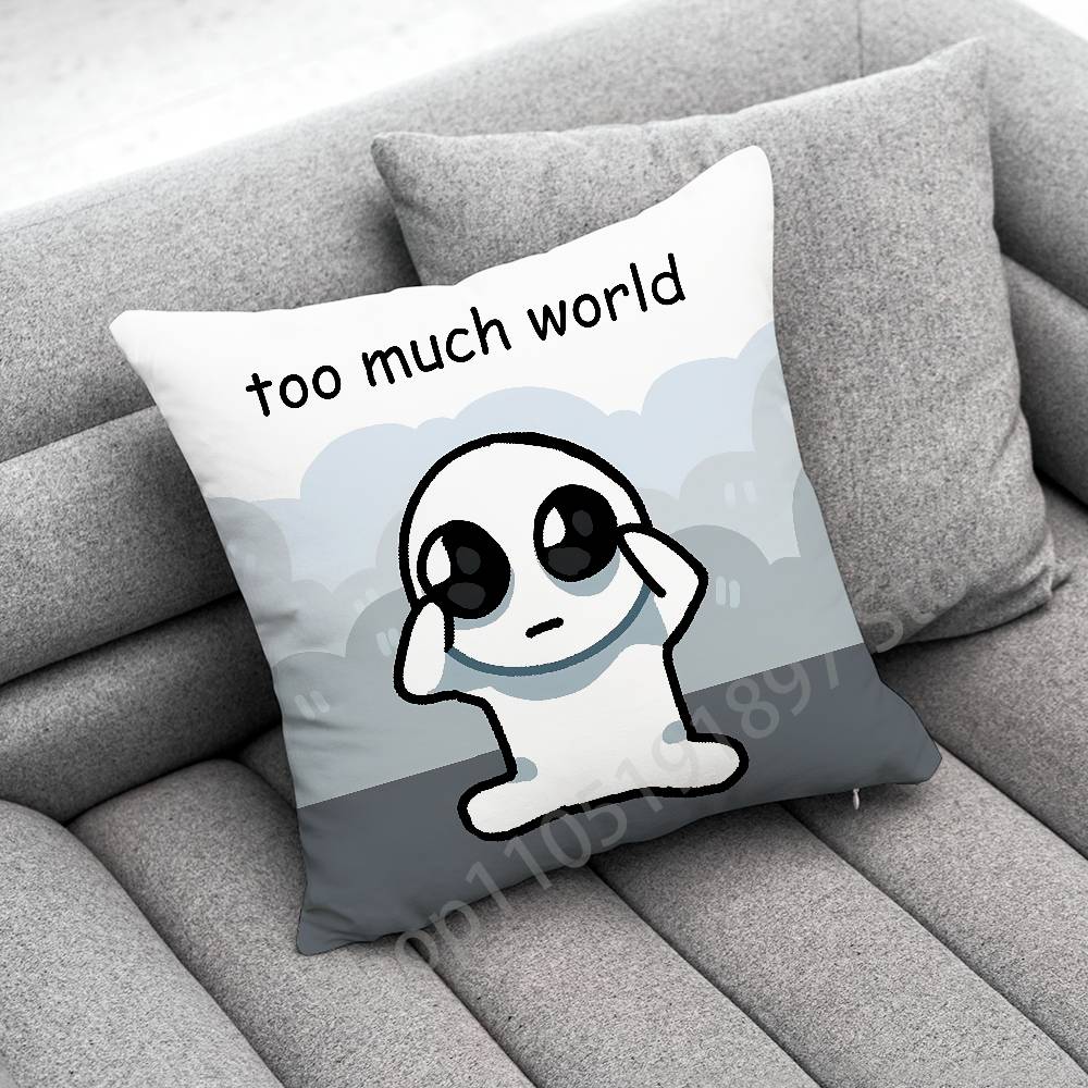 Cartoon Funny TBH Creature Throw Pillow Case For 45*45cm 40cm 30cm 50cm 55cm Square Home Pillowcase Case