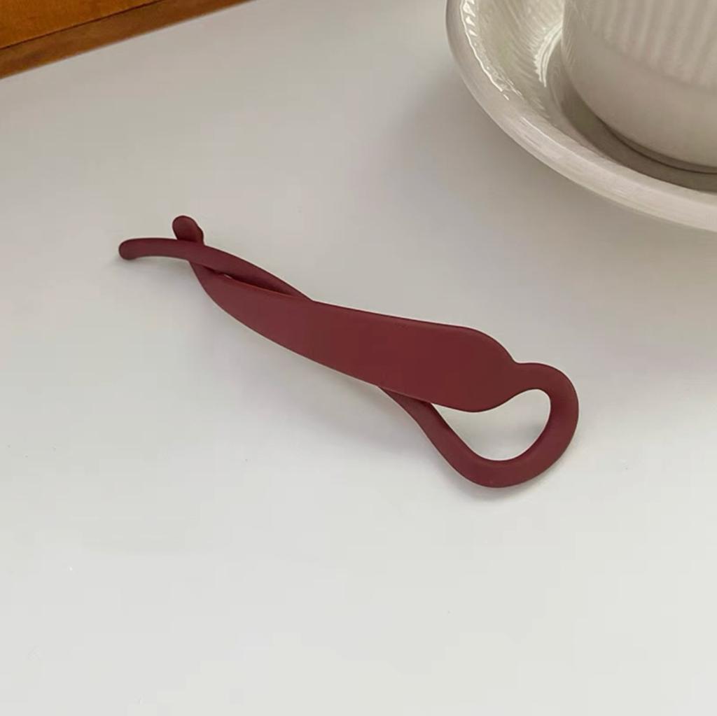 Frosted Banana Ponytail Clip Solid Color Hair Clip Women Hair Styling Clip Accessories Ponytail Barrettes Hair Claws Hairpins