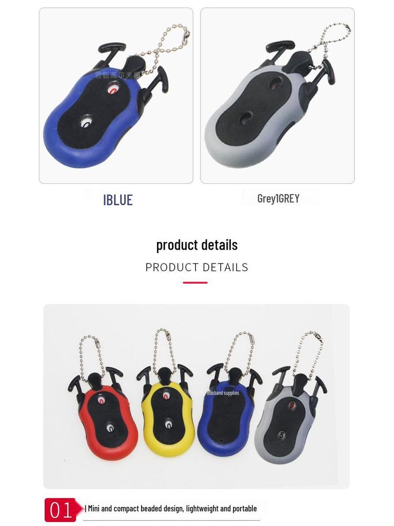 Счетчик очков для гольфа с двойным циферблатом для двух игроков - Аксессуар для подсчета очков на поле