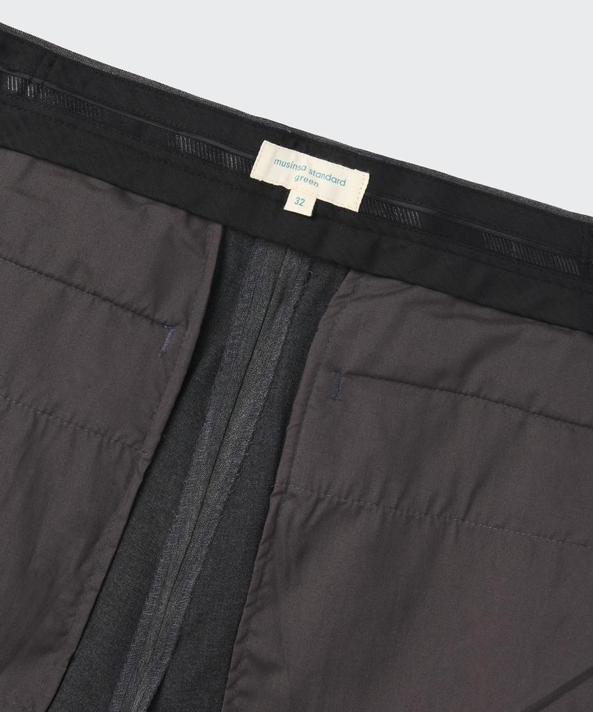 MUSINSA STANDARD Recycled Two-Tuck Wide Hidden Banding Slacks 2-Pack