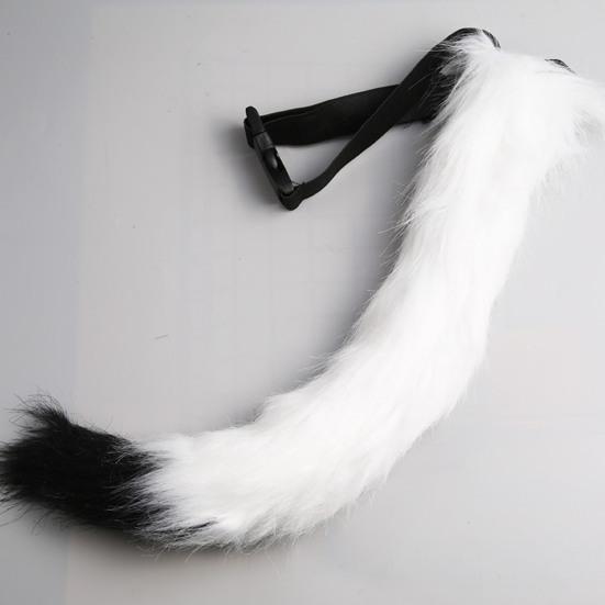 Подушка для лица лисы на Хэллоуин, косплей, хвост, аксессуары, меховые перчатки лисы, костюм для выступлений животных для маскарада, карнавала