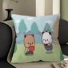 Милый мультяшный чехол для подушки с пандой Бубудуду, дюймы, декор фермерского дома, наволочки для диванных подушек для украшения дома
