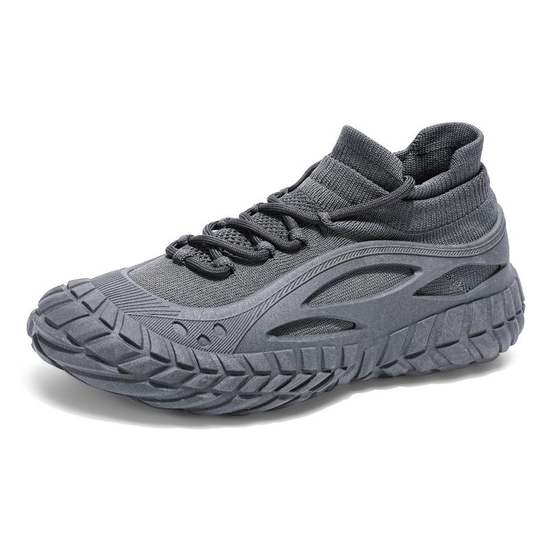 Легкая вязаная мужская обувь Весенняя дышащая обувь для ленивых Слипоны Повседневная спортивная обувь С мужской повседневной обувью