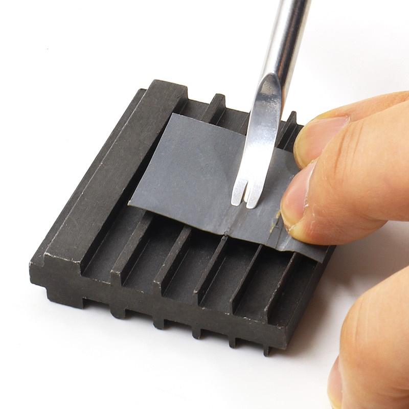 DIY Handmade Leather Tool Steel Double Side Repair Tools For Sharpening Knife Wide Shovel Edger Skiving Cutting Leather Craft