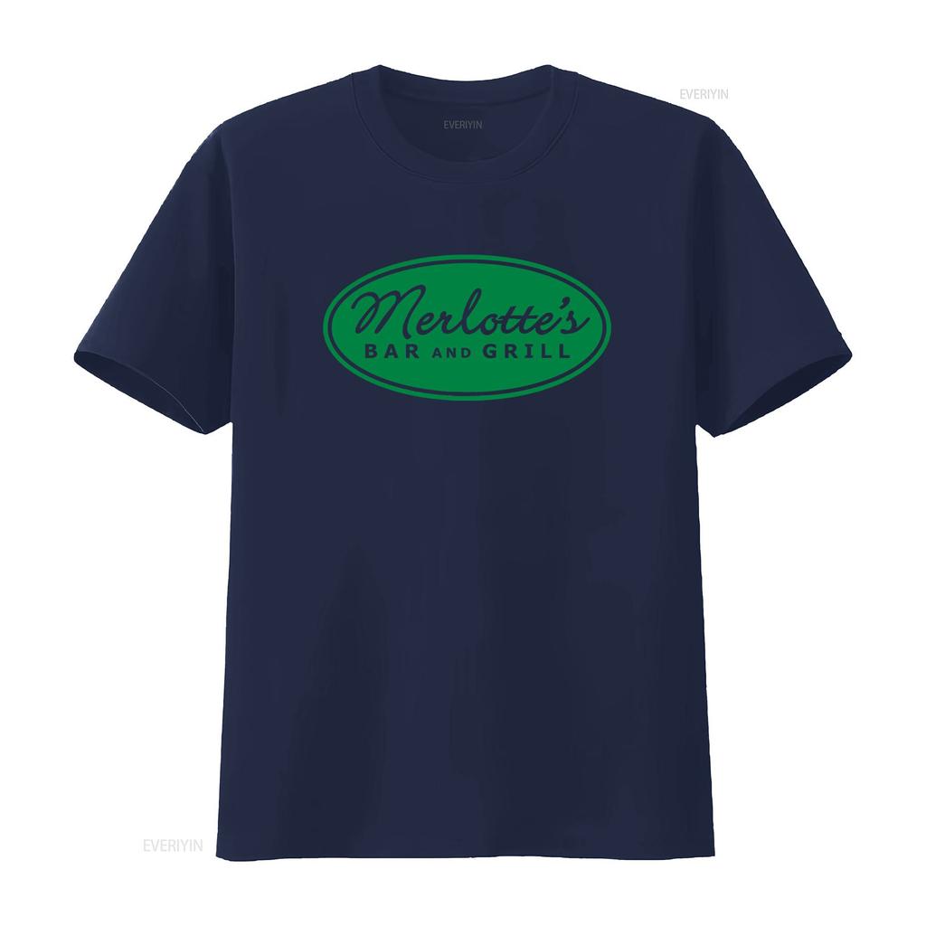 Juniors True Blood TV Show Series Merlottes Bar and Grill Print White Cosplay T Shirt vintage Washed streetwear Stretched
