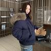 Хлопковая одежда с капюшоном и меховым воротником, женская зимняя новая утолщенная короткая хлопковая одежда, куртка-пуховик