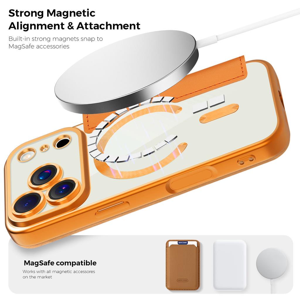 Чехол-книжка с покрытием, прозрачный, магнитный, складной, кожаный, кошелек, для iPhone 17 Air 16 Pro Max, магнитный, 15 14 13 12 11 Pro, слот, карман, держатель, чехол