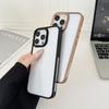For iPhone 14 Pro Clear Phone Case Electroplating Edge PC Acrylic Back Cover