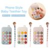 Silicone Baby Teether Toy Simulation Baby Soothing Teether New Sleeping Pacifier  Kids Gifts