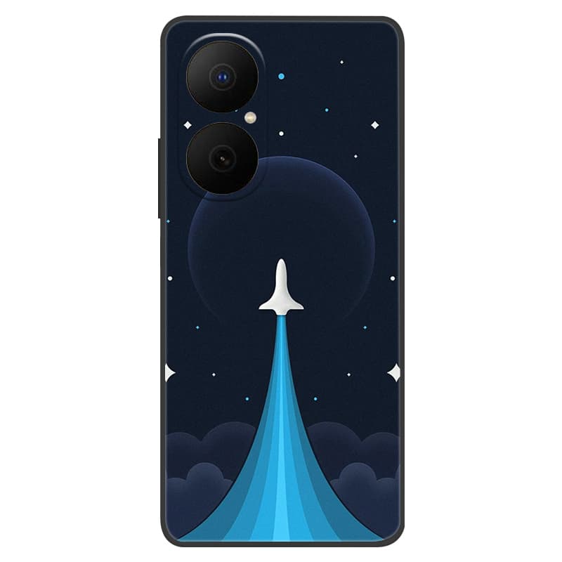 Чехол-бампер для Huawei Nova Y73, задняя крышка из ТПУ для Huawei Enjoy 80 NovaY73, мягкий силиконовый противоударный чехол-бампер, черный