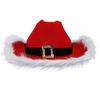 Christmas Party Hats Cowboy Hat for Womens Western Hat Cowboy Hat with Feathers Cowboy Costume Dress Up