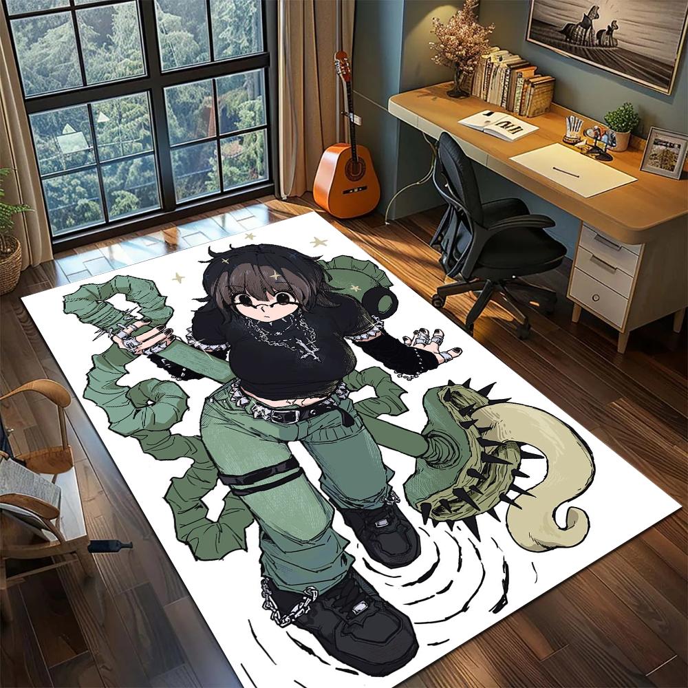 Hunter × Hunter Modern Rug Carpet Large Area Rug Non Slip Washable Floor Mat Printed for Home Decor -xia76