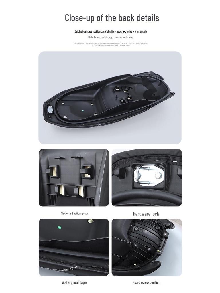 Сборка сиденья Honda ADV350 с мягкой латексной подушкой, поддержкой поясницы, удобная, водонепроницаемая