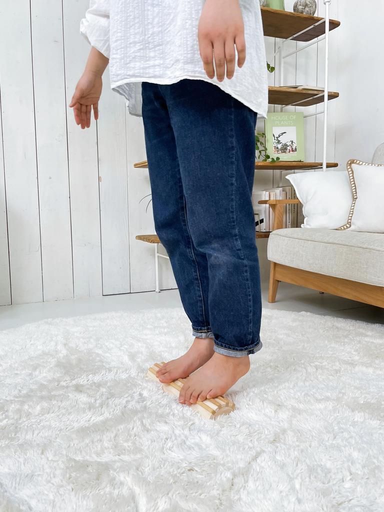 Sakai Sangyo Бытовая Хиноки Истончение Деревянная Подставка Для Ног Рабочий Стол Снятие Отеков Деревянный Массажер Для Ног Массажер Для Ног Массаж Для Ног Освежение Дома