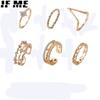 IF ME Fashion Gold Knuckle Rings for Women Boho Vintage Finger Rings Set Female Party Jewelry Gifts