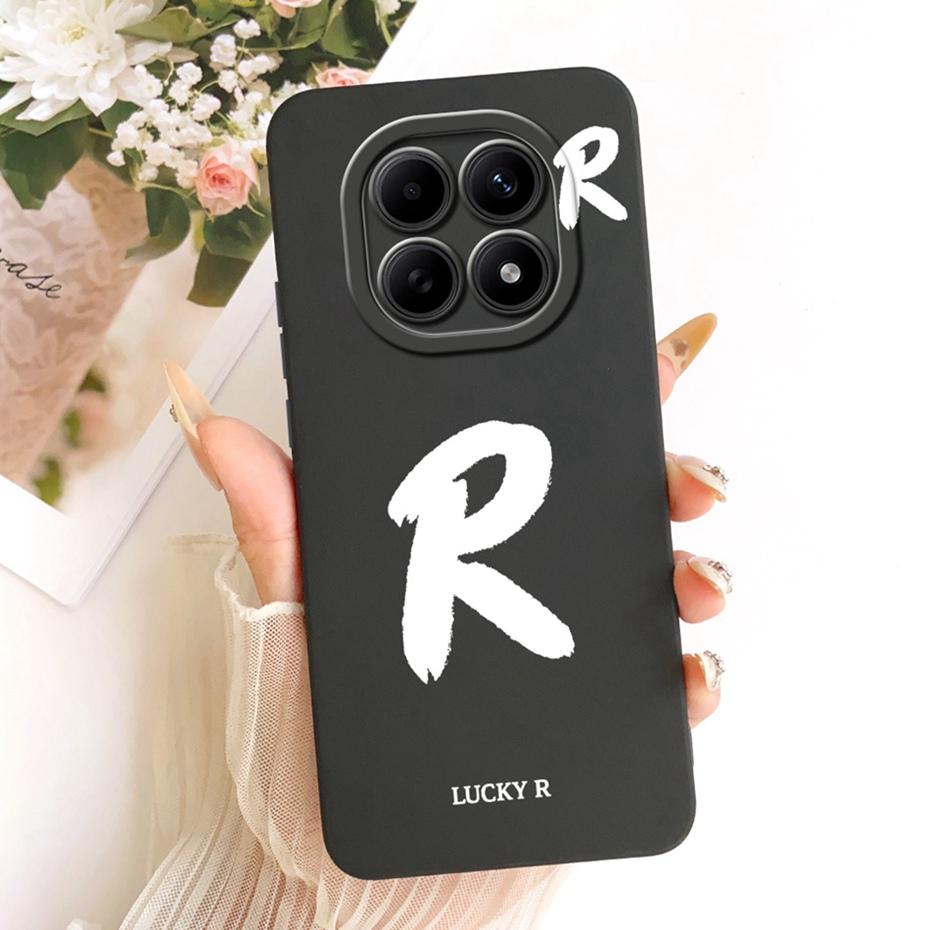Fashion Letter Phone Case For Xiaomi Redmi Note 15 5G / Note 15 Pro 4G Soft Silicone Cases For Redmi Note15 15Pro Covers Bumpers