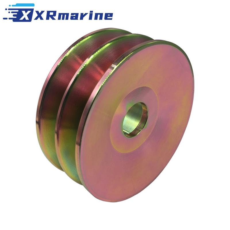 Double Alternator Pulley 841812 For Volvo Penta AD31 AD41 AQAD30 AQAD40 AQAD41 AQD40