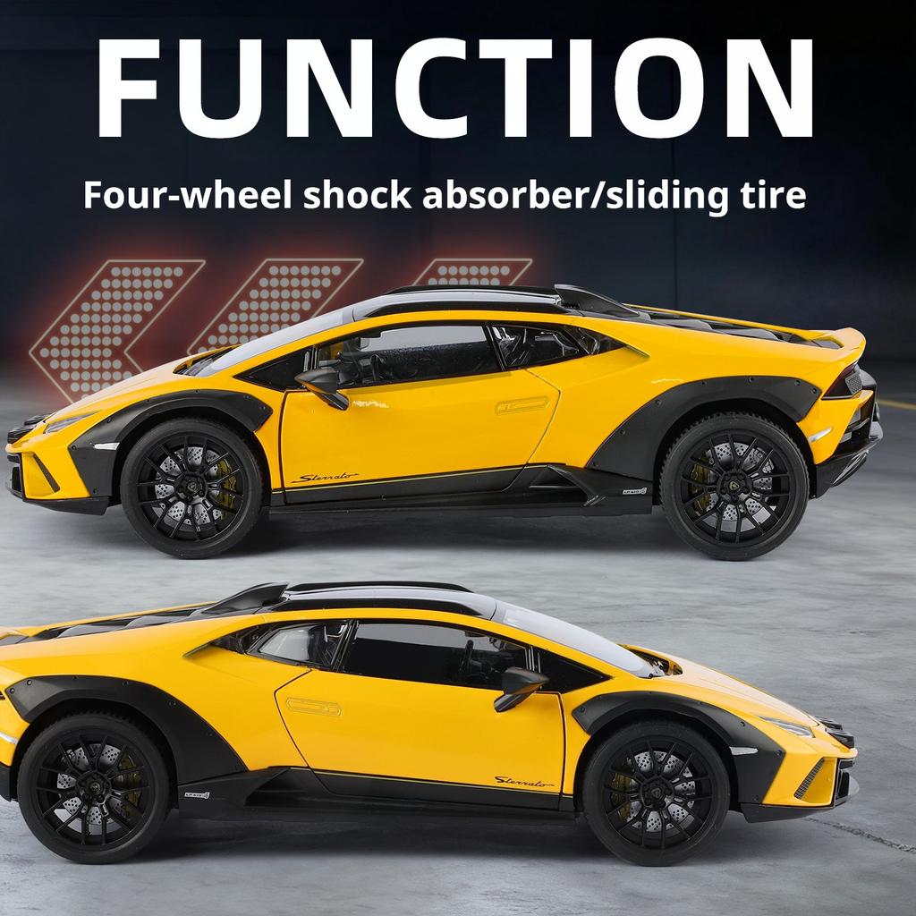 2026 Новый 1:18 Lamborghini Huracán Sterrato Суперкар Изысканная модель автомобиля из сплава Подарок на день рождения Настольное украшение и Коллекционная модель Игрушка