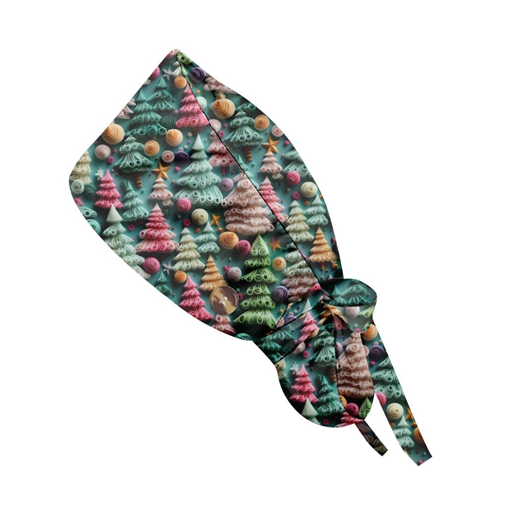 Модная рождественская рабочая кепка с принтом, повседневная женская кепка с хвостиком, кепка с повязкой, кепка Baotou