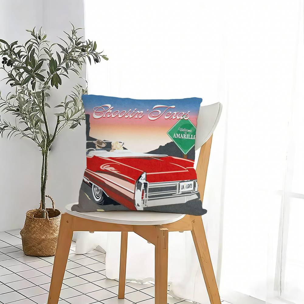 Choosin Texas - E-Ella Langley Pillow Case Pattern Printed Pillowcase For Living Room Sofa Cushion Cover