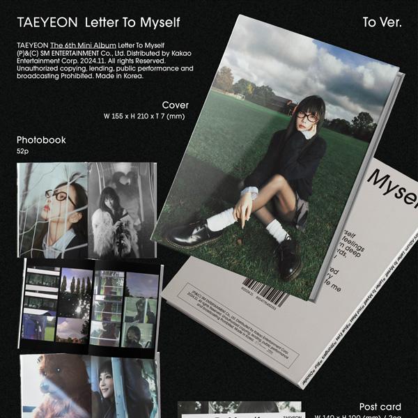 TAEYEON - 6TH MINI ALBUM [Письмо себе] (Вер.)