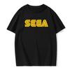 New Arrival Sega Logo Letter Printed Men T-shirt Summer Leisure Short Sleeve Fashion Street Clothing Harajuku Large Men T-shirt