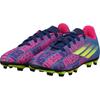 adidas X Speedflow Messl.4 X Скользкие Устойчивые к истиранию Низкие Детские Футбольные Бутсы Синие Детские FY6933