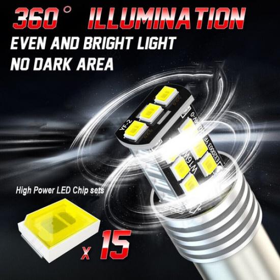 2x 15-SMD белых светодиодных ламп ДХО/поворотников для Chevy C1500/K1500