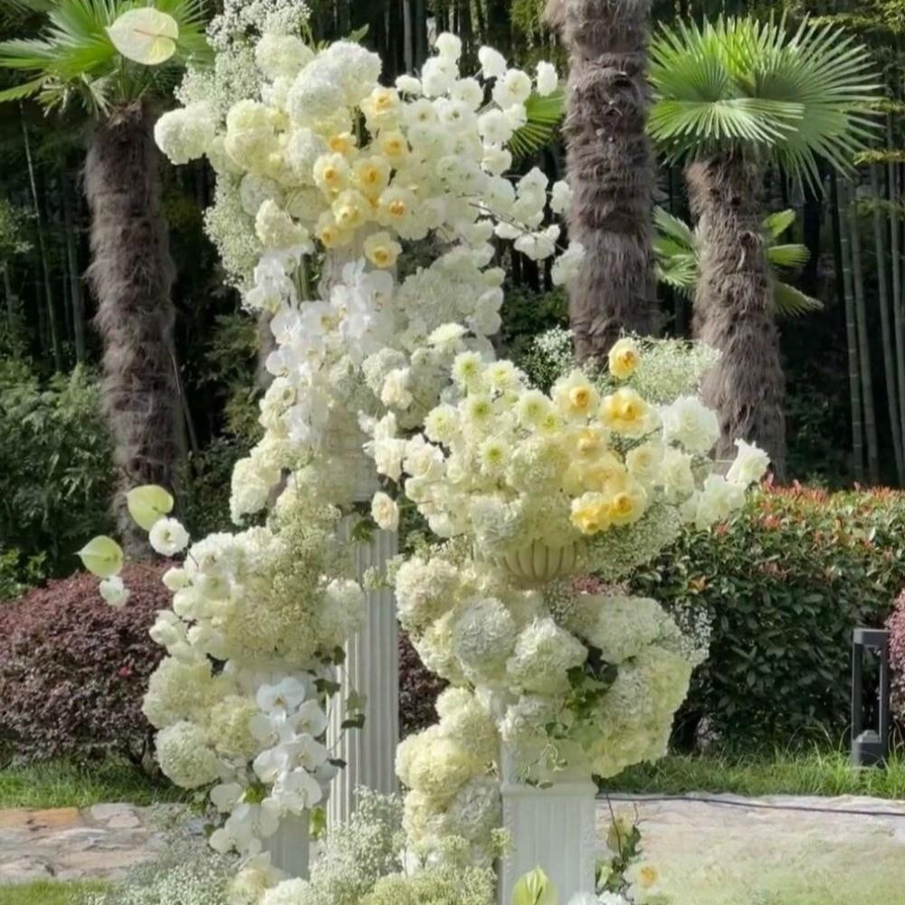 With Stem Hydrangea Dyed Edged Chrysanthemum New Fake Flower Ball Photography Props