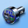 5-Port Super Fast Car Charger with Digital Display