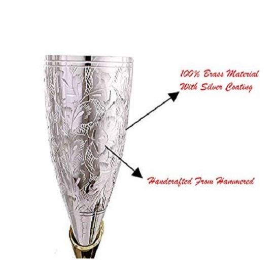 ПОДАРОК Бокал для вина из нейзильбера (Бокал для вина серебряный)