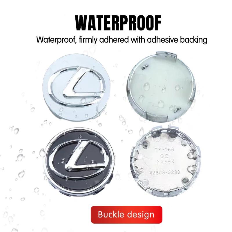 CBFBC1 4pcs 62mm Car Tyre Wheel Center Hub Cap Badge For Lexus GX470 CT200H IS300H IS200 IS250 RX350 RX GX460 NX200 GS430 GS ES RX300