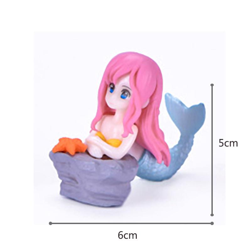 Декор для торта «Русалочка» Вечеринка в стиле русалочки Маленькая русалочка День рождения Декор для первой вечеринки Океанские животные Акула Ракушка Девочка Принцесса Сделай Сам Торт Топпер