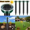 Solar Powered Ultrasonic Sonic Mole Pest Rodent Repeller Repellent Yard Outdoor Lamp Backyard Farmland Mouse Repeller