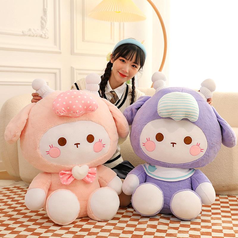 Cute Shiha Sheep Doll Plush Toy Sheep Doll Large Throw Pillow Girls Valentine'S Day Gift Exchange Doll