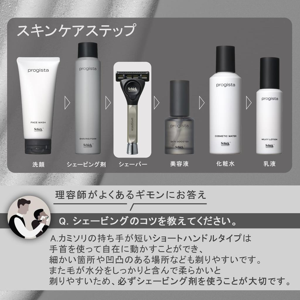 Schick progista держатель бритвы бритва бритье 6-лезвийный (с лезвием) Мужской