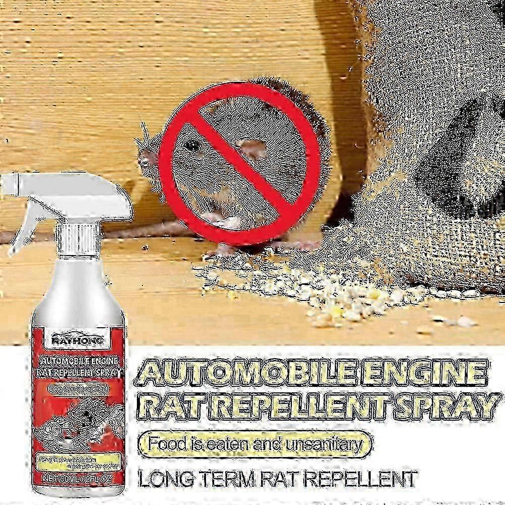 3x Peppermint Oil for Rats and Car Engines, Rat Prevention Spray, Home and Car Engine Defense Spray - HF 26s