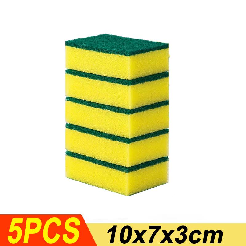 100/5 шт. кухонная губка для мытья посуды, чистящая губка для посуды, удаление пятен ржавчины, щетка для посуды, губки для мытья посуды, оптовая продажа