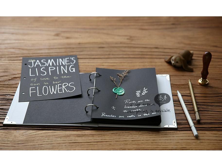 Блокнот на кольцах из крафт-бумаги формата А5: Ретро Журнал и Литературный Дневник Путешествий Планировщик для Девочек