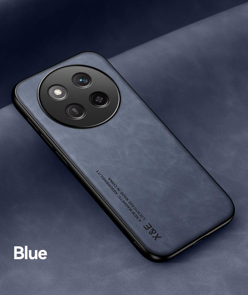 PU Leather Phone Case For Xiaomi Redmi Note 14 Pro Plus 5G 4G Skin Feeling Back Cover Silicone Full Protection Case Funda