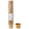 Strix Design Disposable Food Cups, 50-Piece Set, 300ml X 10oz, Unbleached Brown, Water and Oil Resistant, Laminated Interior, SD-102, Ideal for Cafes,